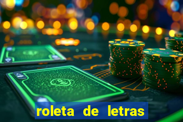 roleta de letras stop online